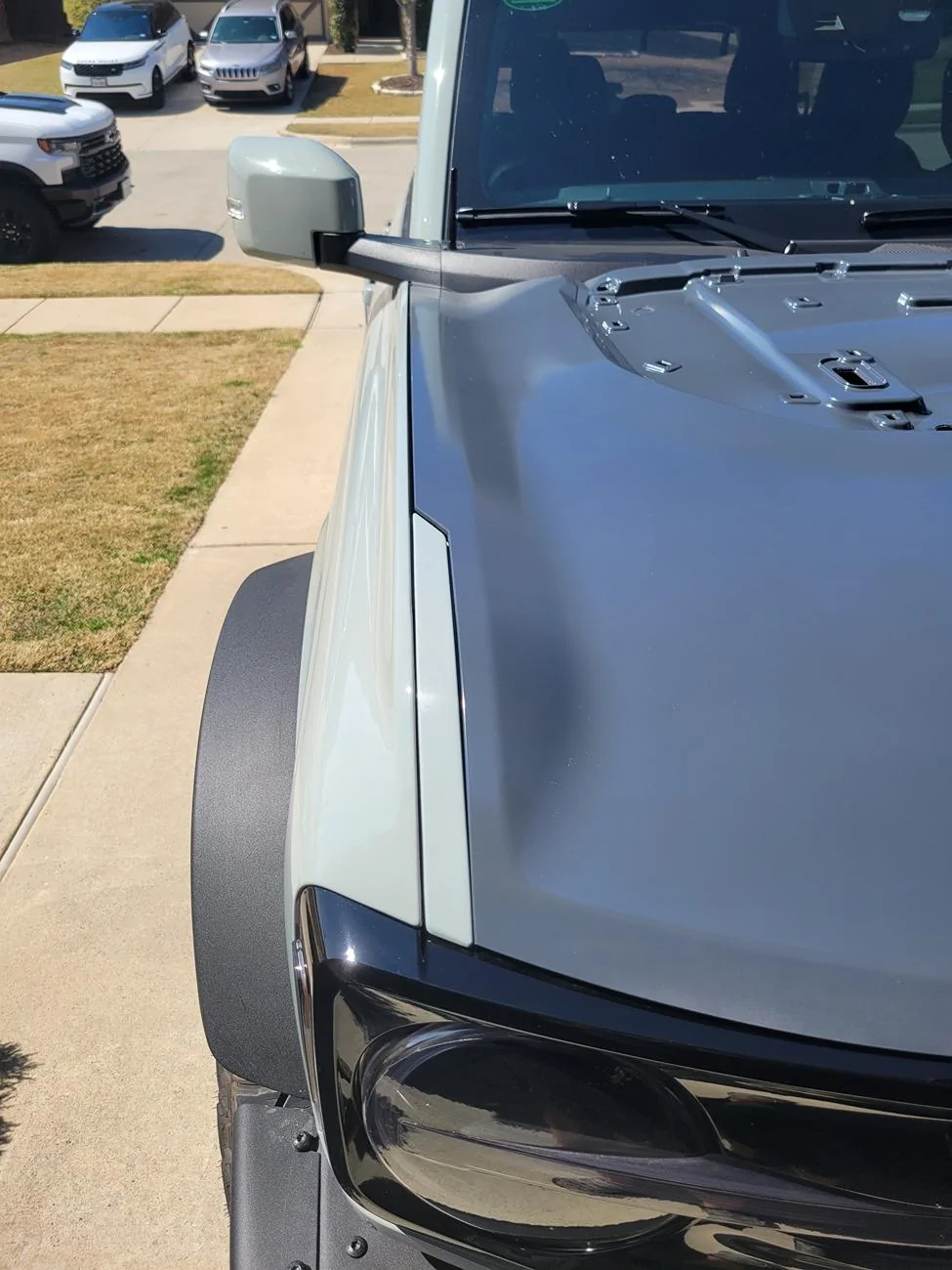 Ford Bronco Raptor hood on non-raptor Bronco? 20240303_125617