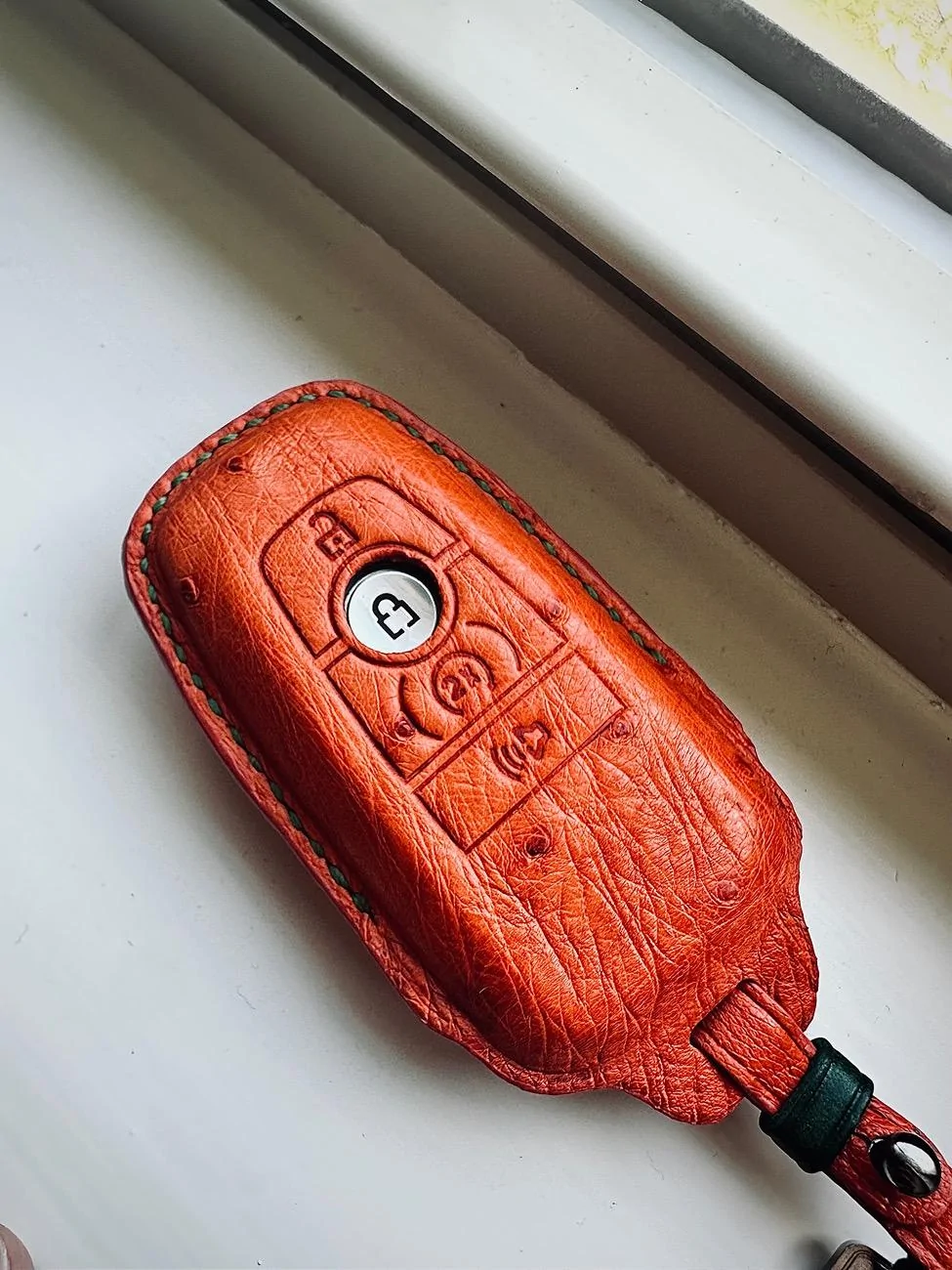 Ford Bronco Ostrich Key Fob IMG_2558
