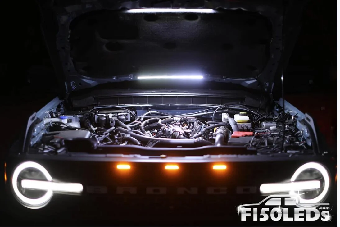 Ford Bronco Butterscotch, 2dr HEL, Wife's Build Screenshot 2024-08-21 at 19-38-52 2021-2024 Bronco LED Automatic Engine Bay Hood Light Kit – 