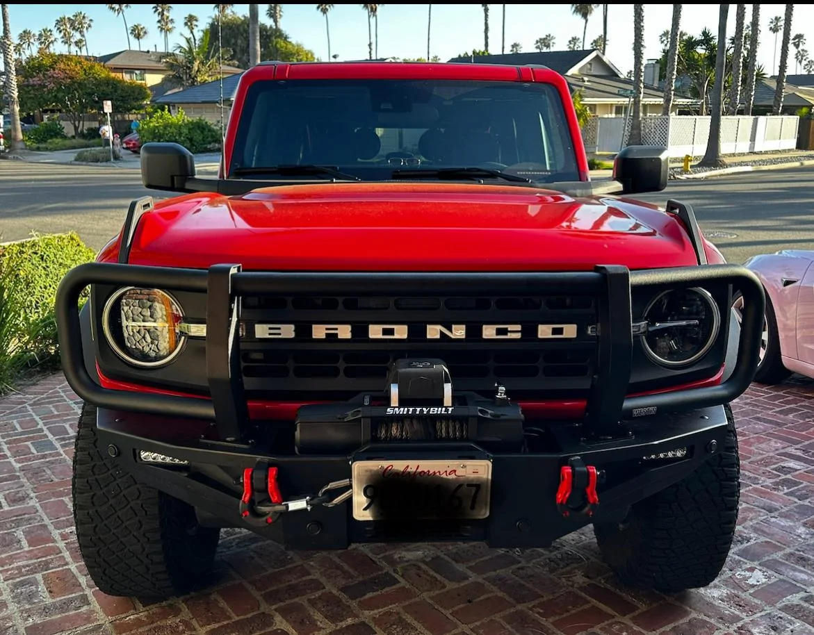 Ford Bronco Westin XTS Front Winch Bumper installed IMG_2719