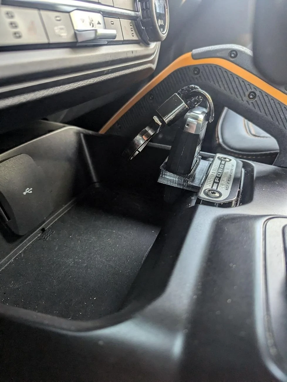 Ford Bronco Key Fob Holder Solution: Key Corral Key Fab holder 1