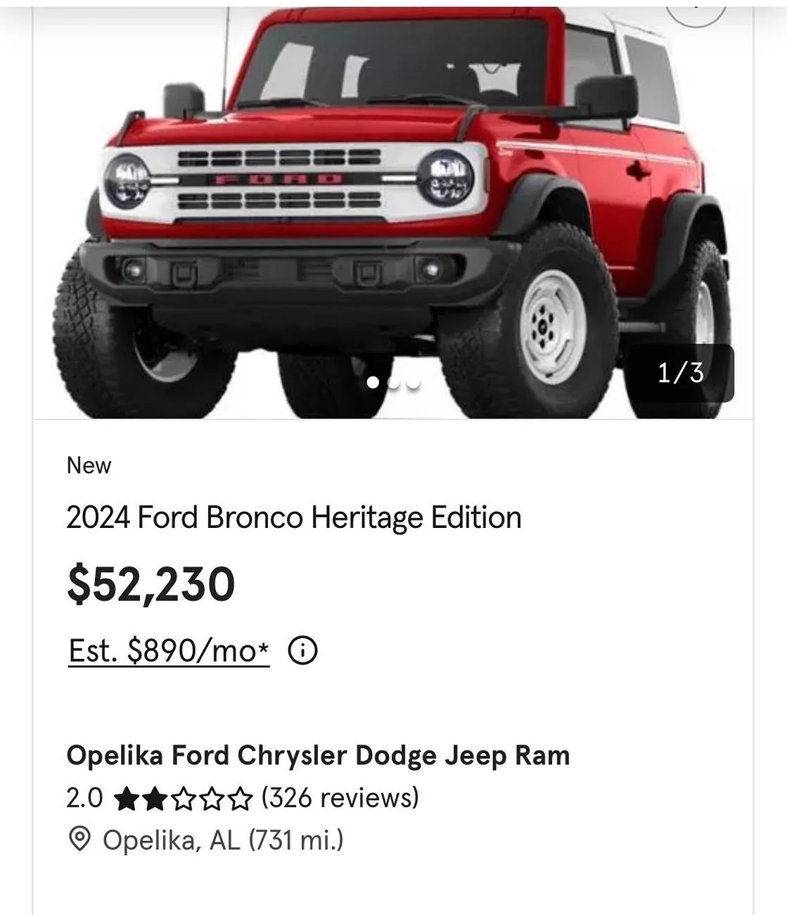 Ford Bronco Heritage being discontinued? IMG_8130