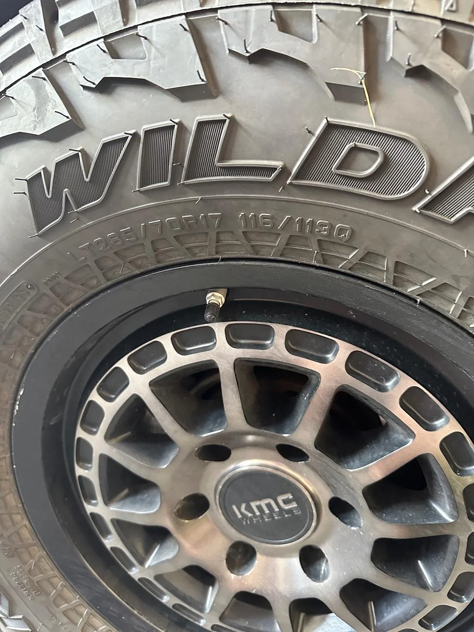 Ford Bronco Mismatched tire rating IMG_2668
