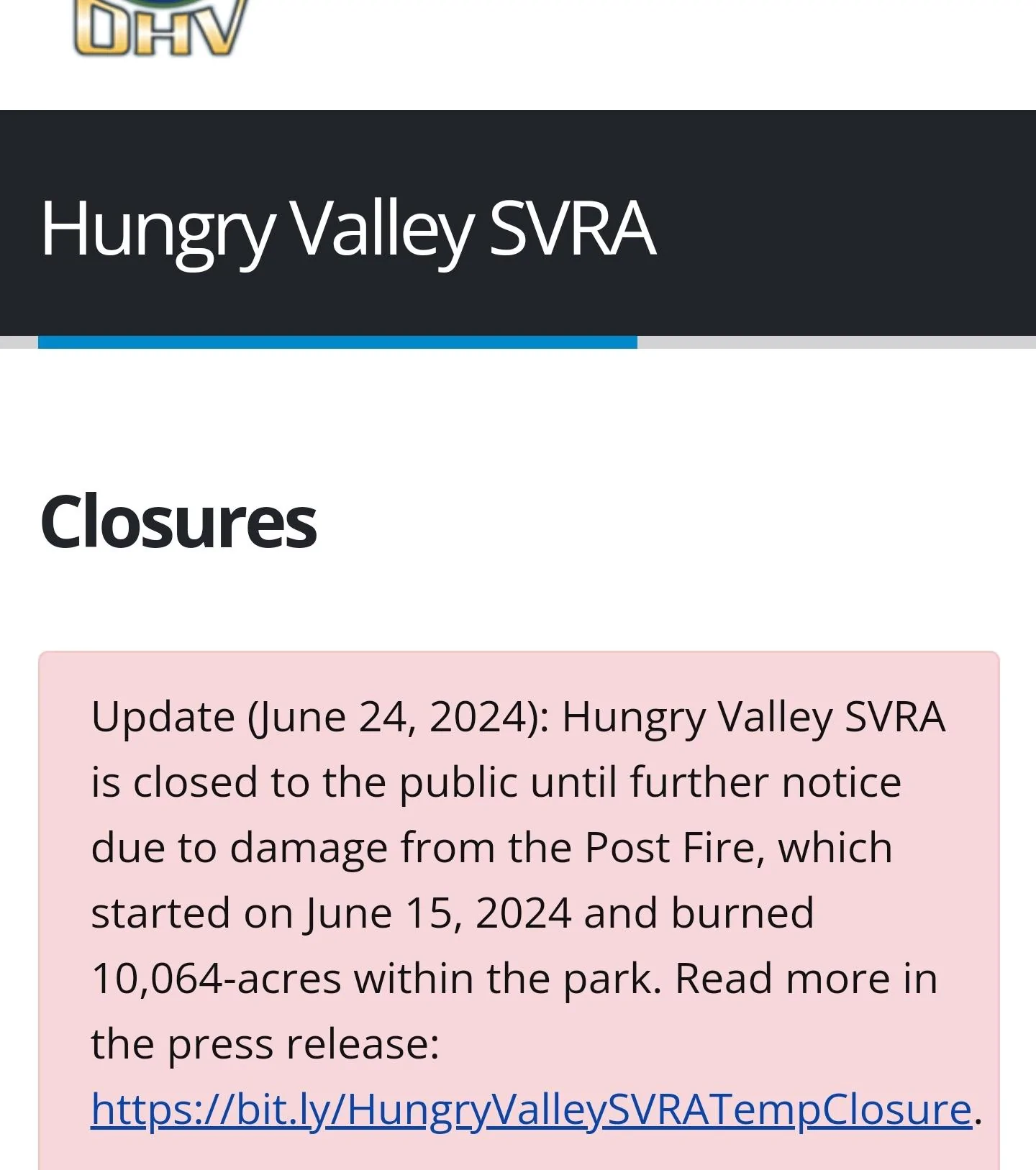 Ford Bronco Gorman Hungry Valley - open or closed? Screenshot_20240824_113549_Chrom