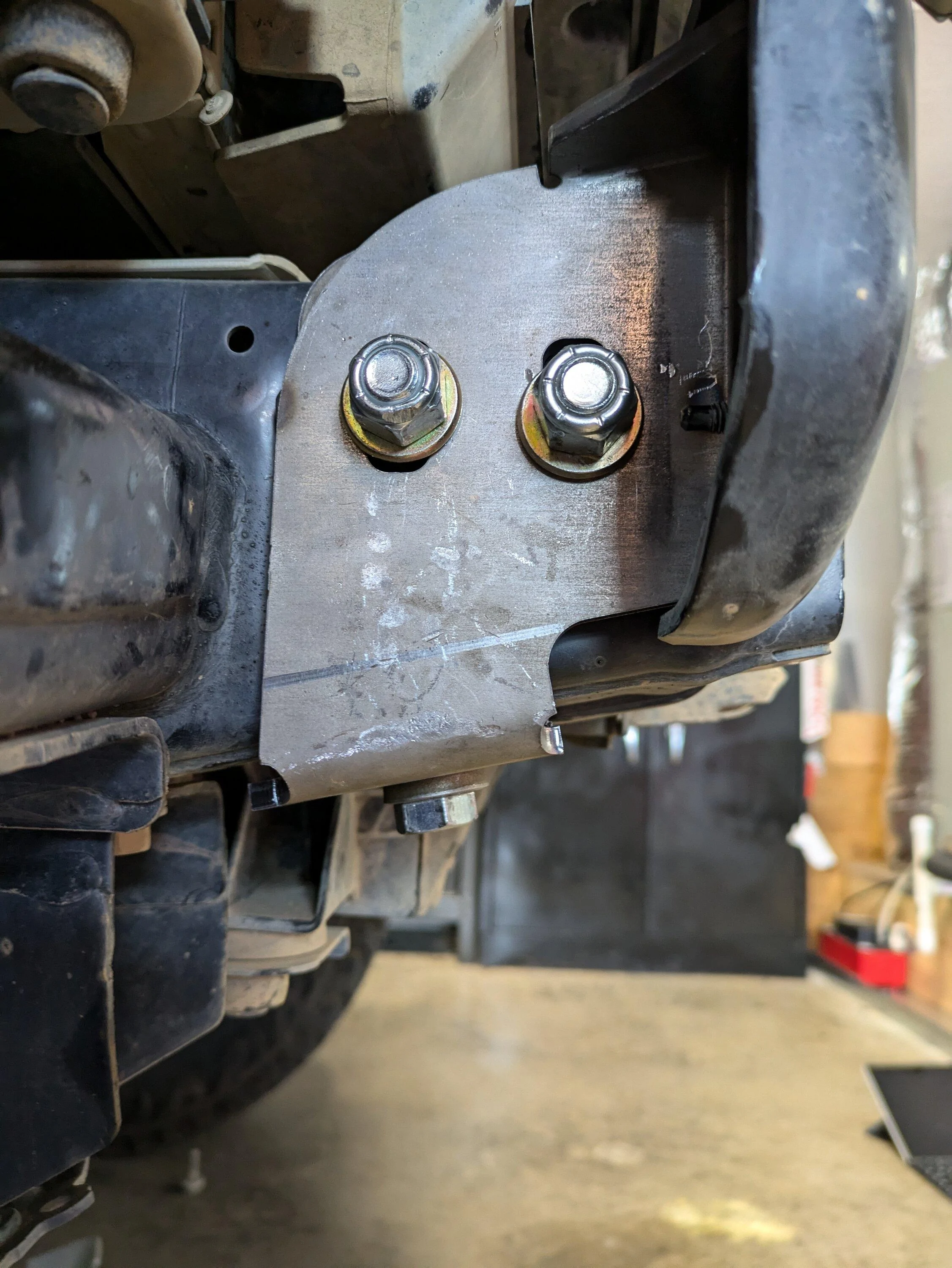 Ford Bronco Installed Frame Horn Reinforcement Brackets 1000004241