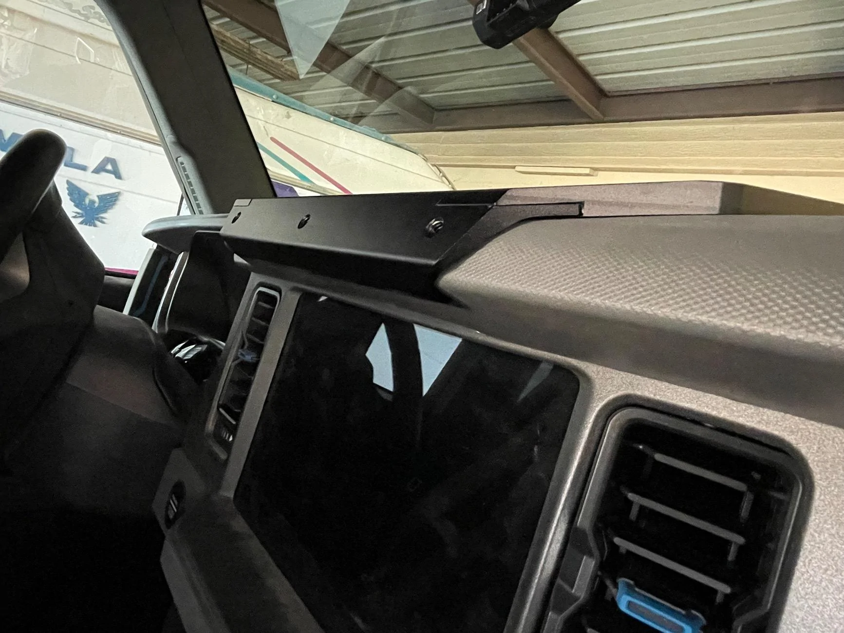 Ford Bronco BA Offroad accessory dash-mount system installed IMG_1395