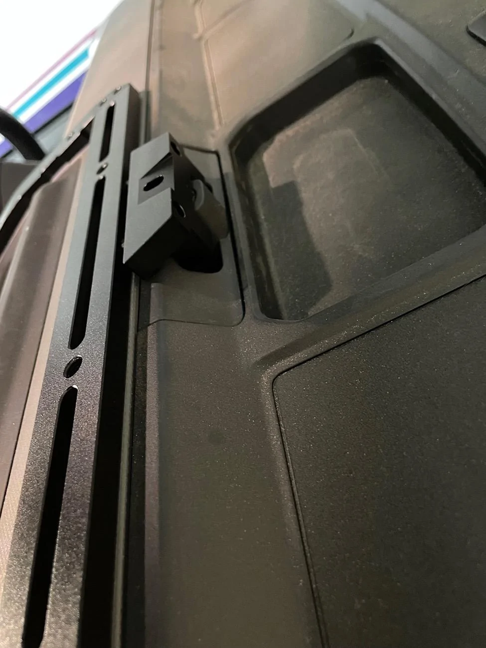Ford Bronco BA Offroad accessory dash-mount system installed IMG_1391