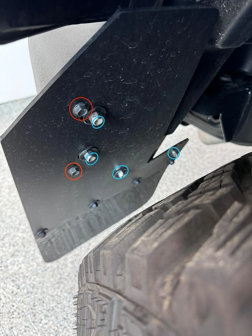 Ford Bronco Rear Mud Flaps mounting question - Need some advice IMG_9405
