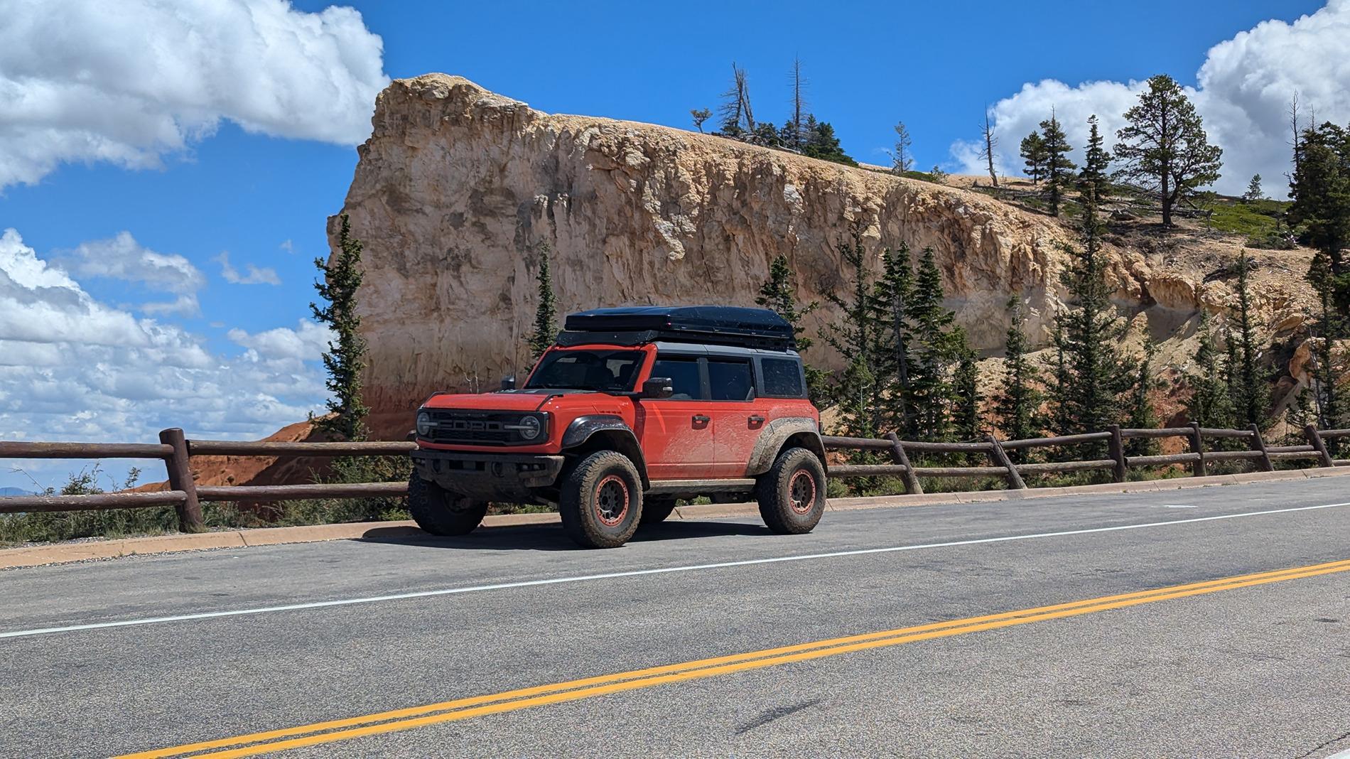 Ford Bronco End of Summer Road Trip - Bronco Raptor Under a Full Rainbow PXL_20240824_191304938