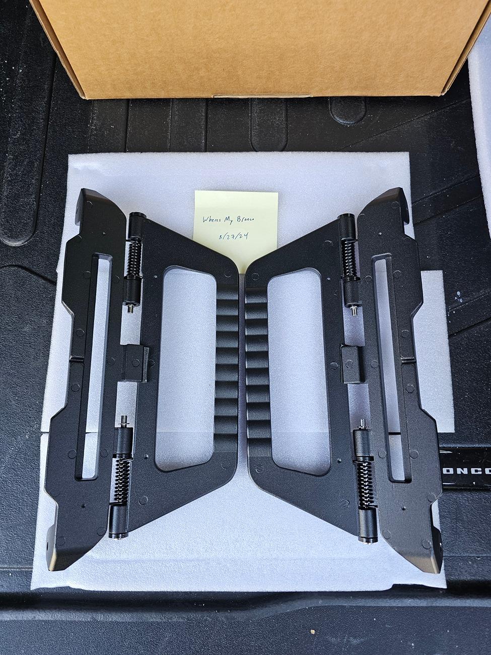 Ford Bronco Metal Grab Handles, Front Row 20240827_113907