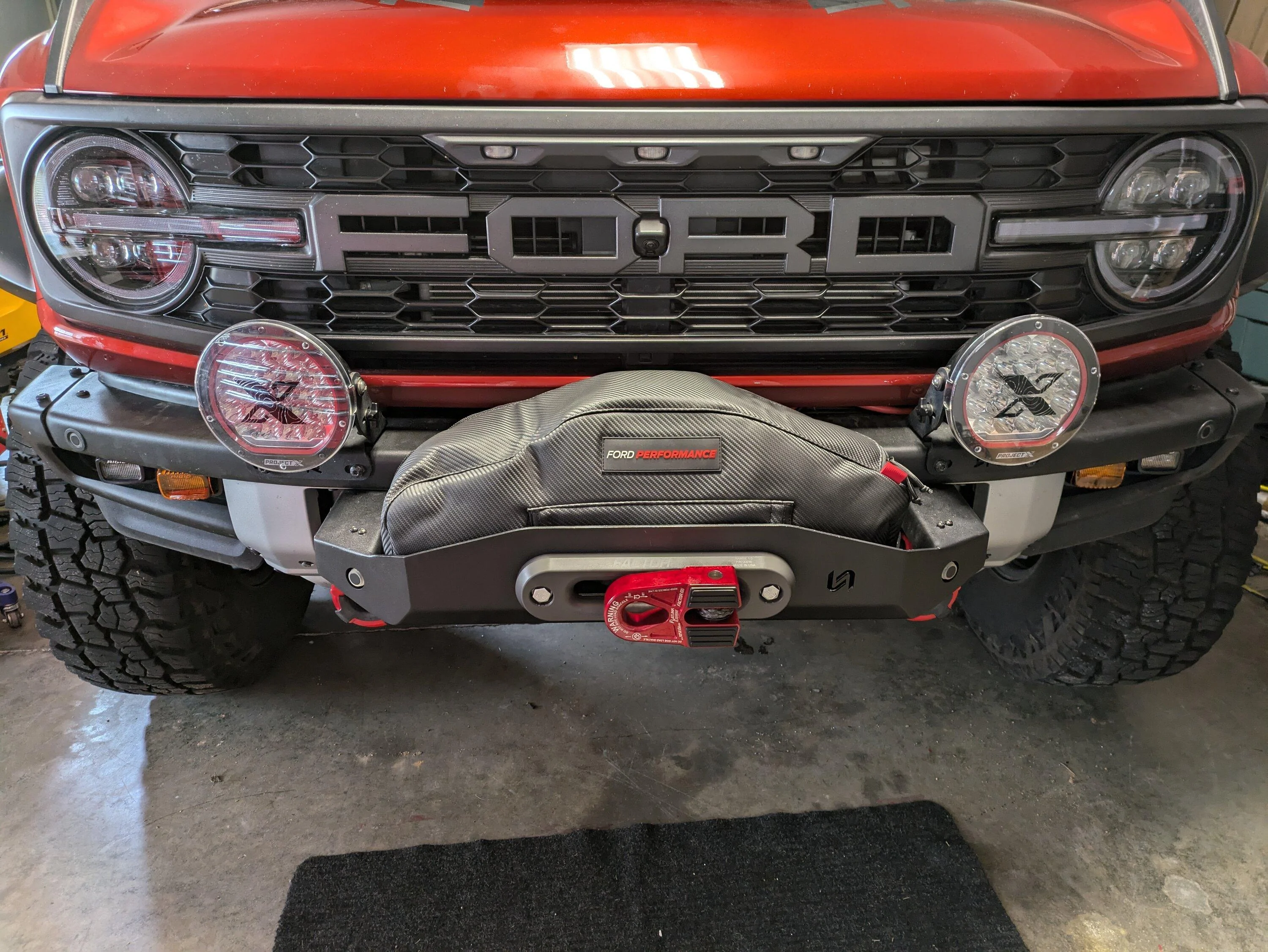 Ford Bronco Warn VR EVO 10S Winch Installed 1000004258