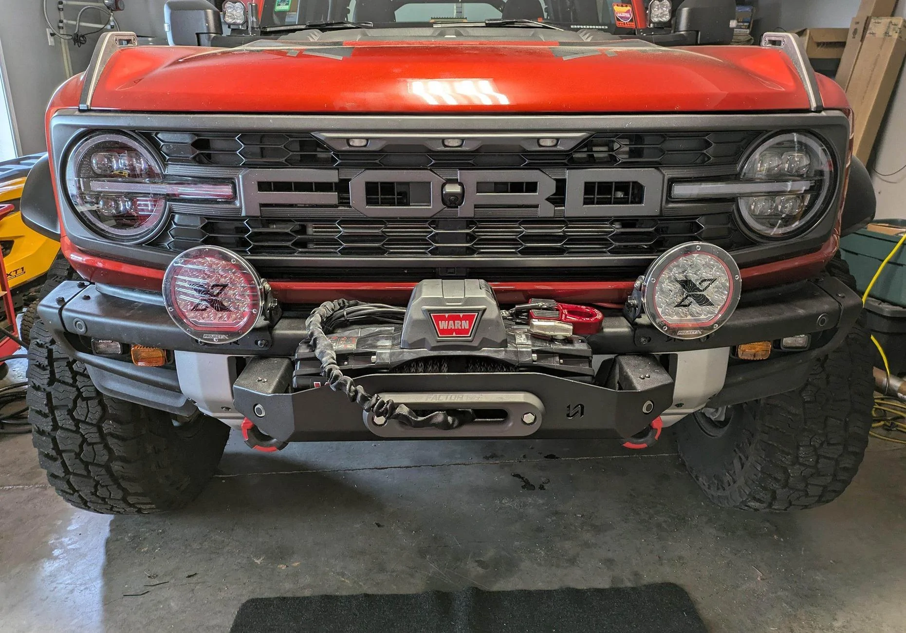 Ford Bronco Warn VR EVO 10S Winch Installed 1000004247