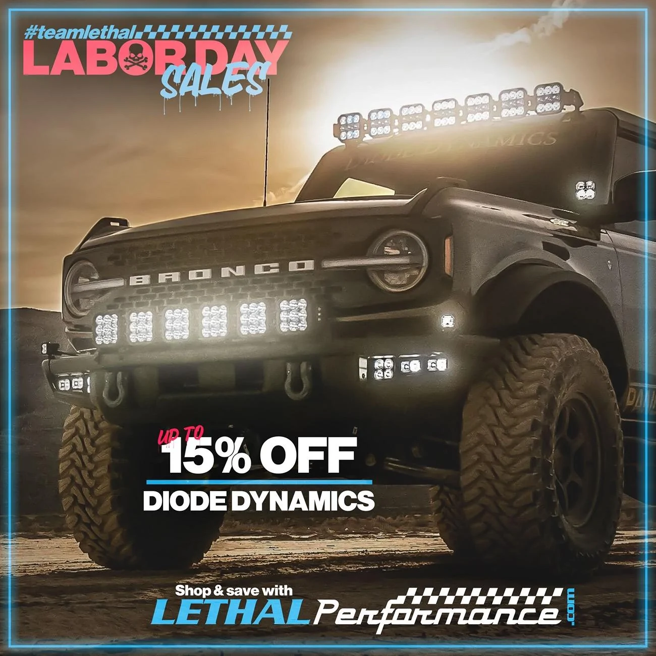 Ford Bronco Diode Dynamics on Sale at Lethal Performance! diode_bronco