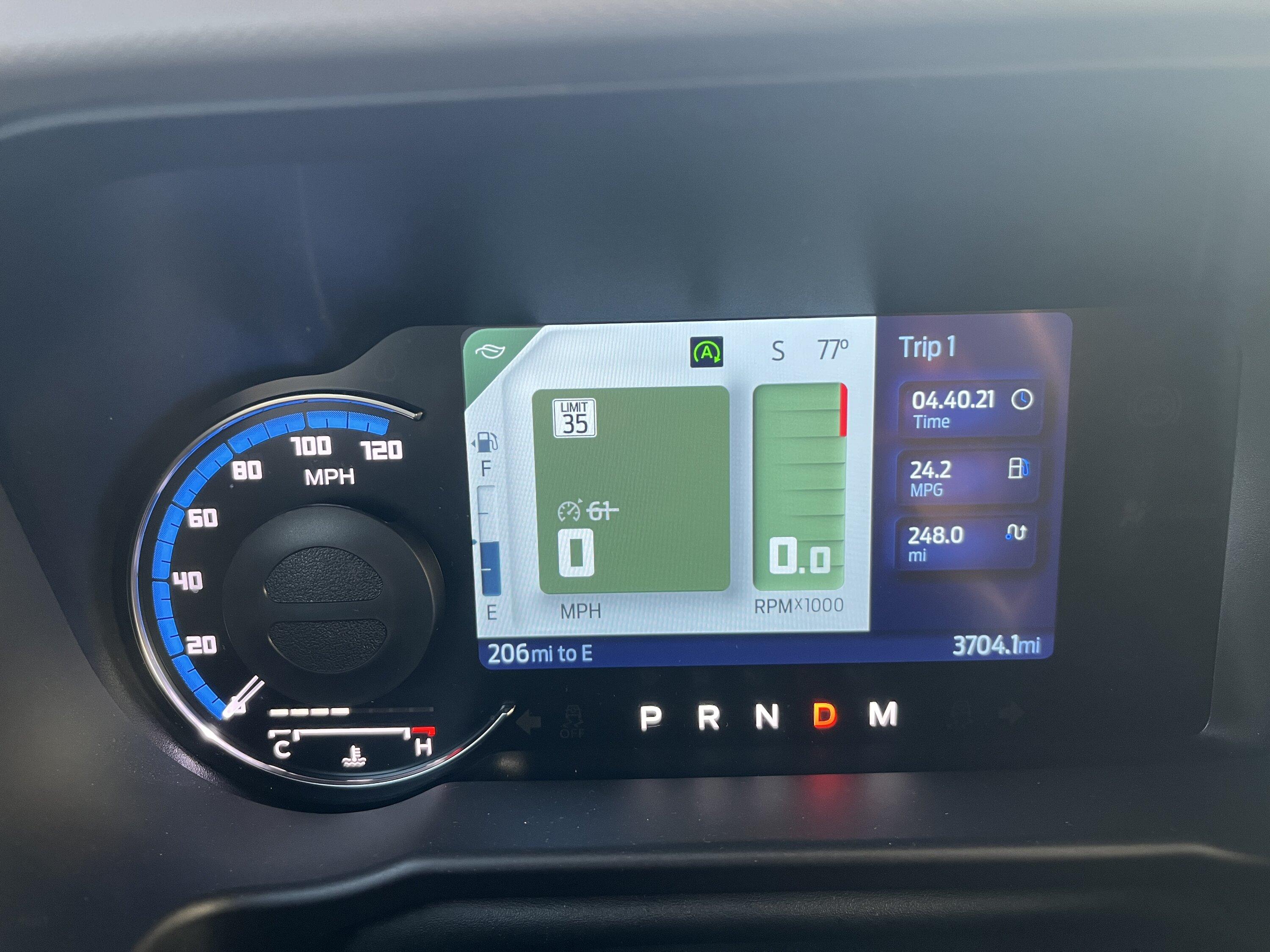 Ford Bronco Big Bend Mileage with 2.3 L 20240825_235804586_iOS