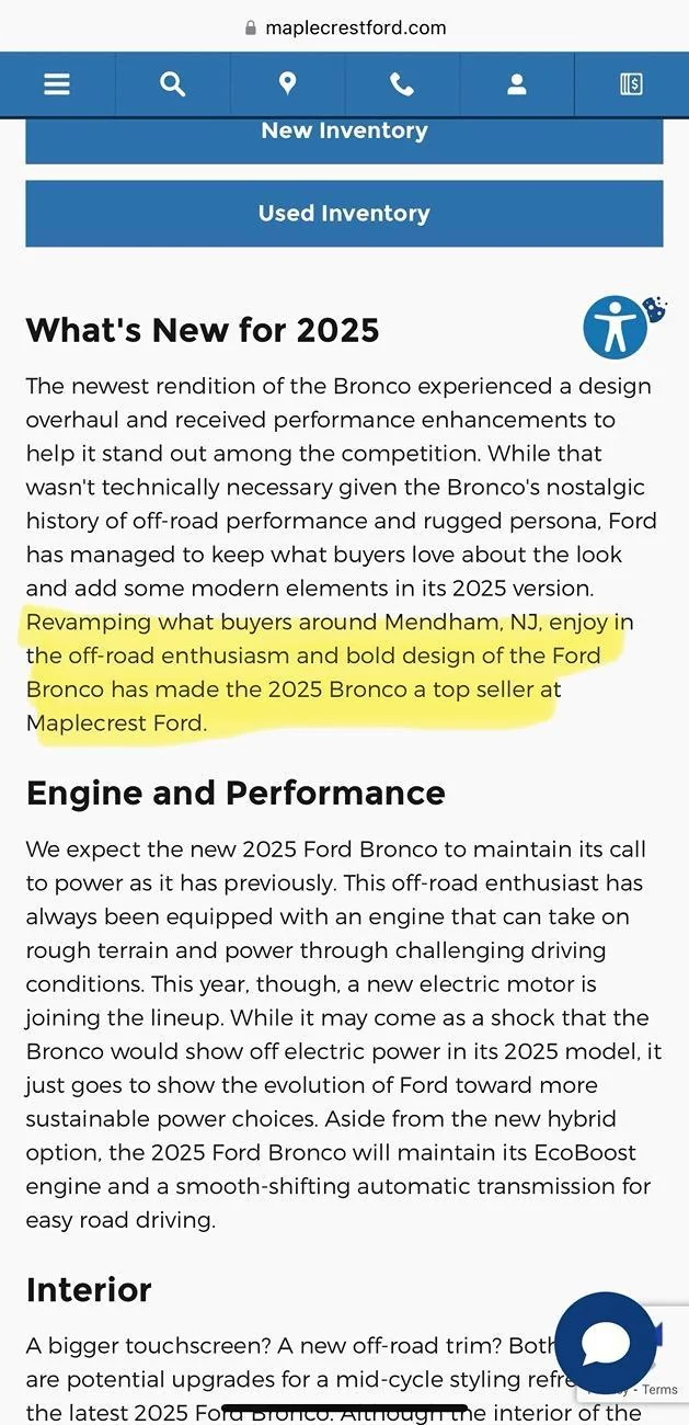 Ford Bronco MY25 Updates? IMG_4615