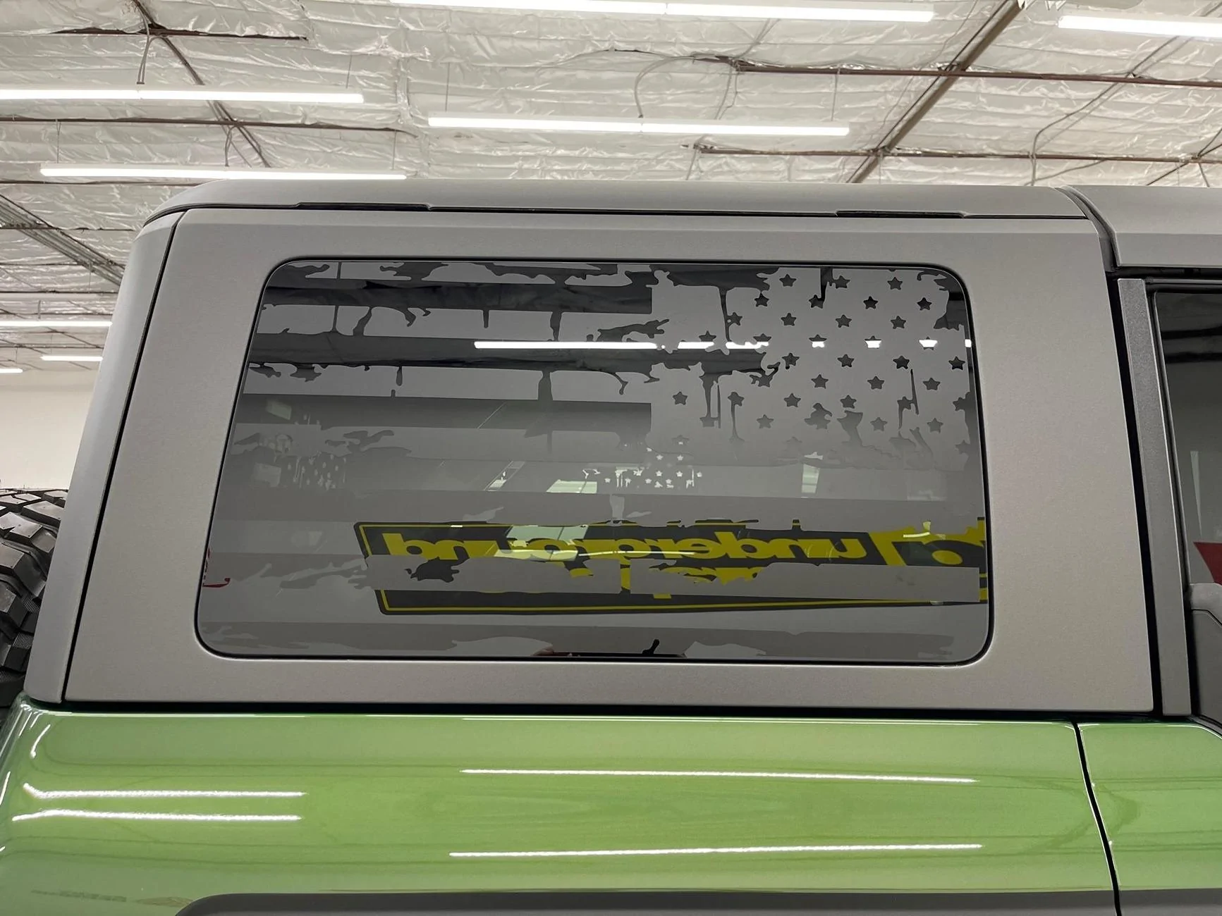Ford Bronco Updated! Bronco 2 and 4 Door Side Windows + Rear Window side window usa distressed 2