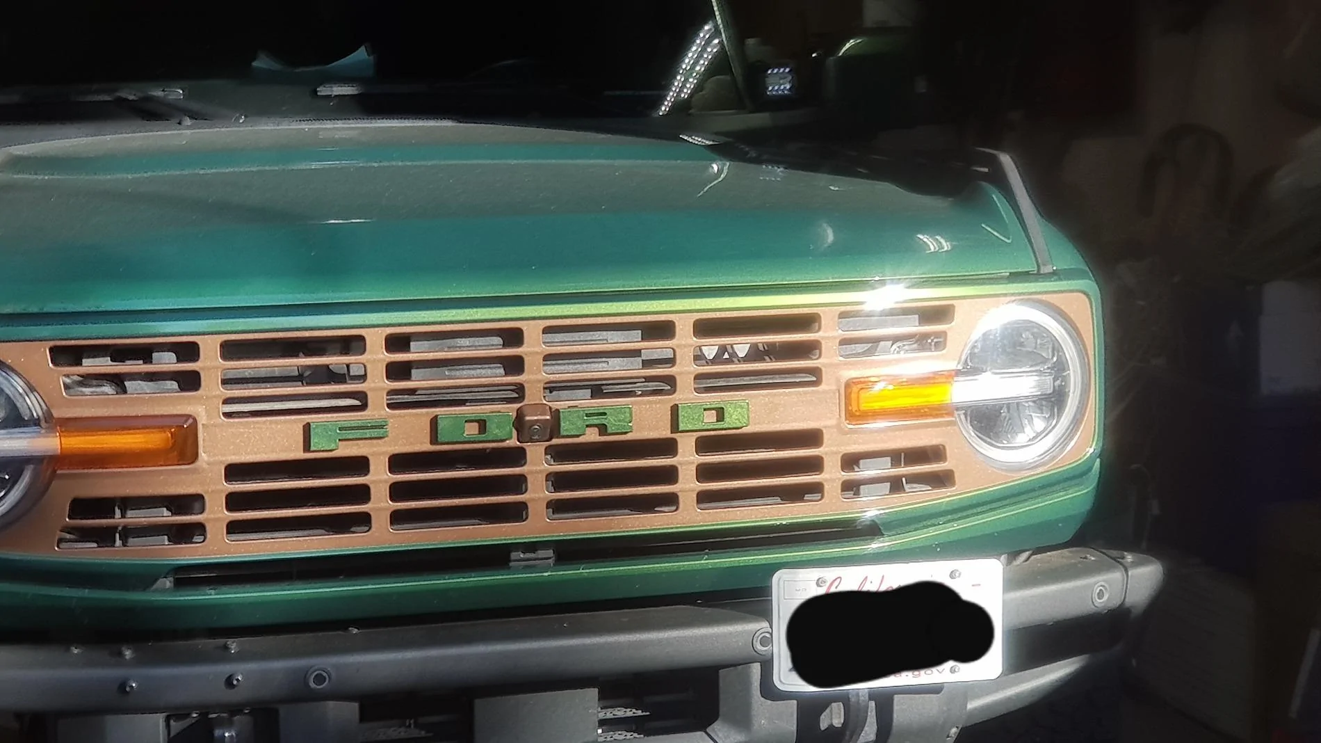 Ford Bronco Heritage Grill Paint Match Results 20240829_180006