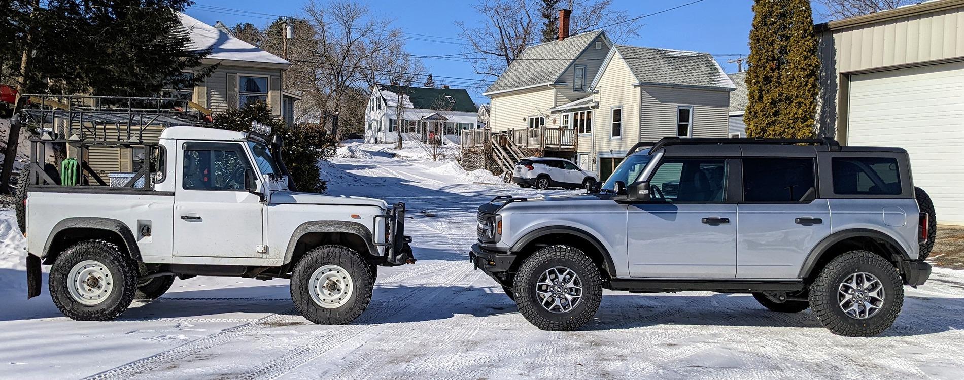 Ford Bronco New Ride vs Old ride PXL_20220220_151051992~3