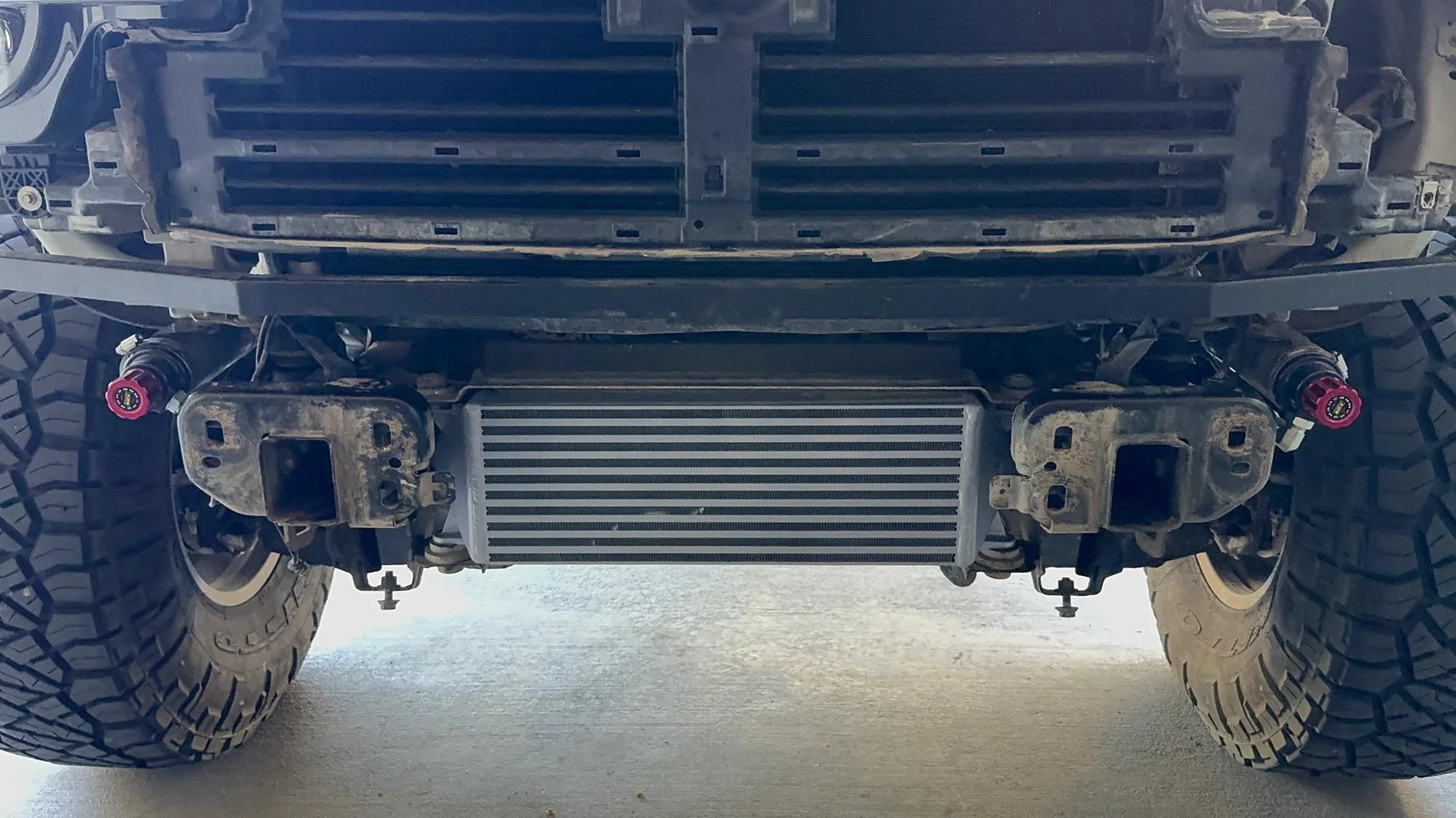 Ford Bronco Added the CV Fabrication Intercooler and Hot and Cold side piping kit! IMG_3368