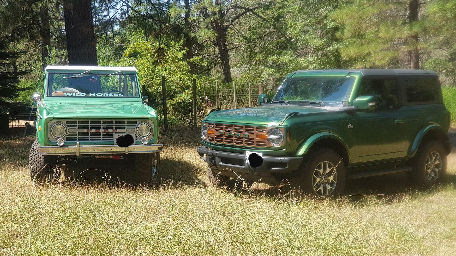 Ford Bronco New Ride vs Old ride 20240904_132755