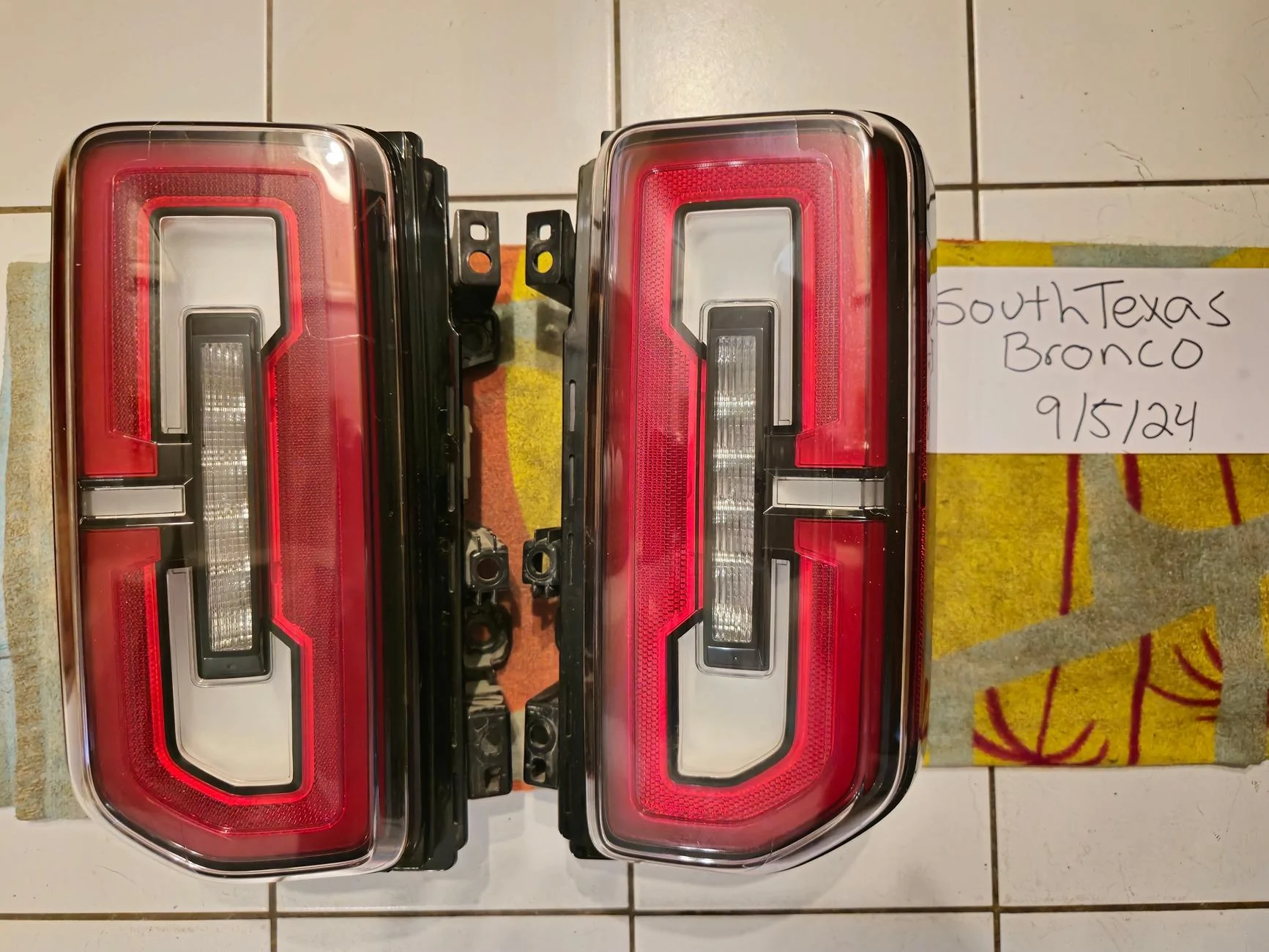 Ford Bronco OEM LED Tail Lights FS - $275 20240905_122600