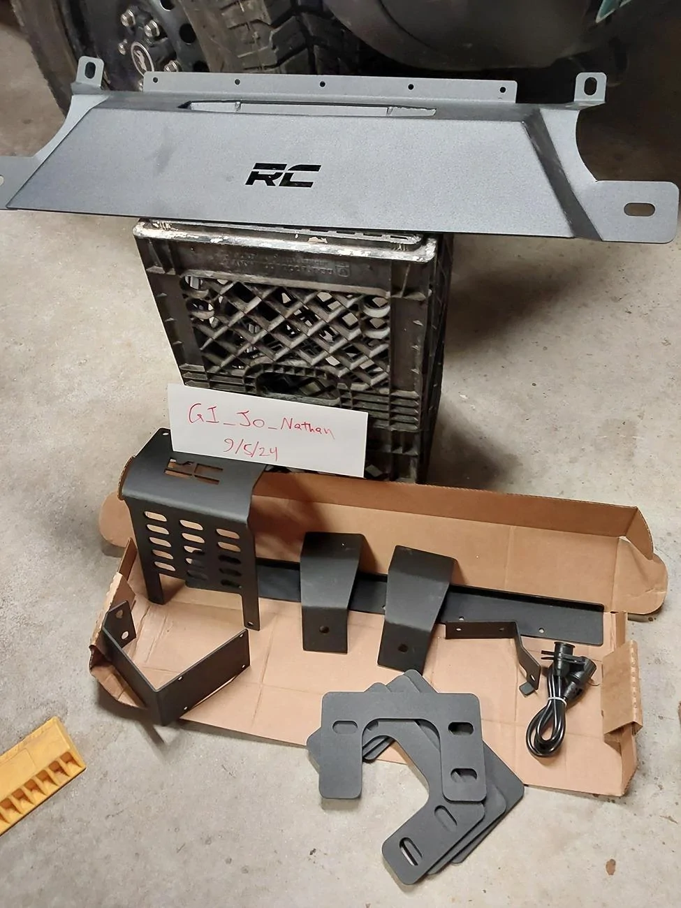 Ford Bronco $75 RC Hidden Winch Skid Plate only 20240905_185409