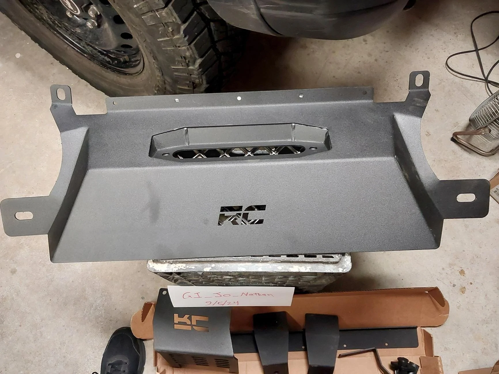 Ford Bronco $75 RC Hidden Winch Skid Plate only 20240905_185432