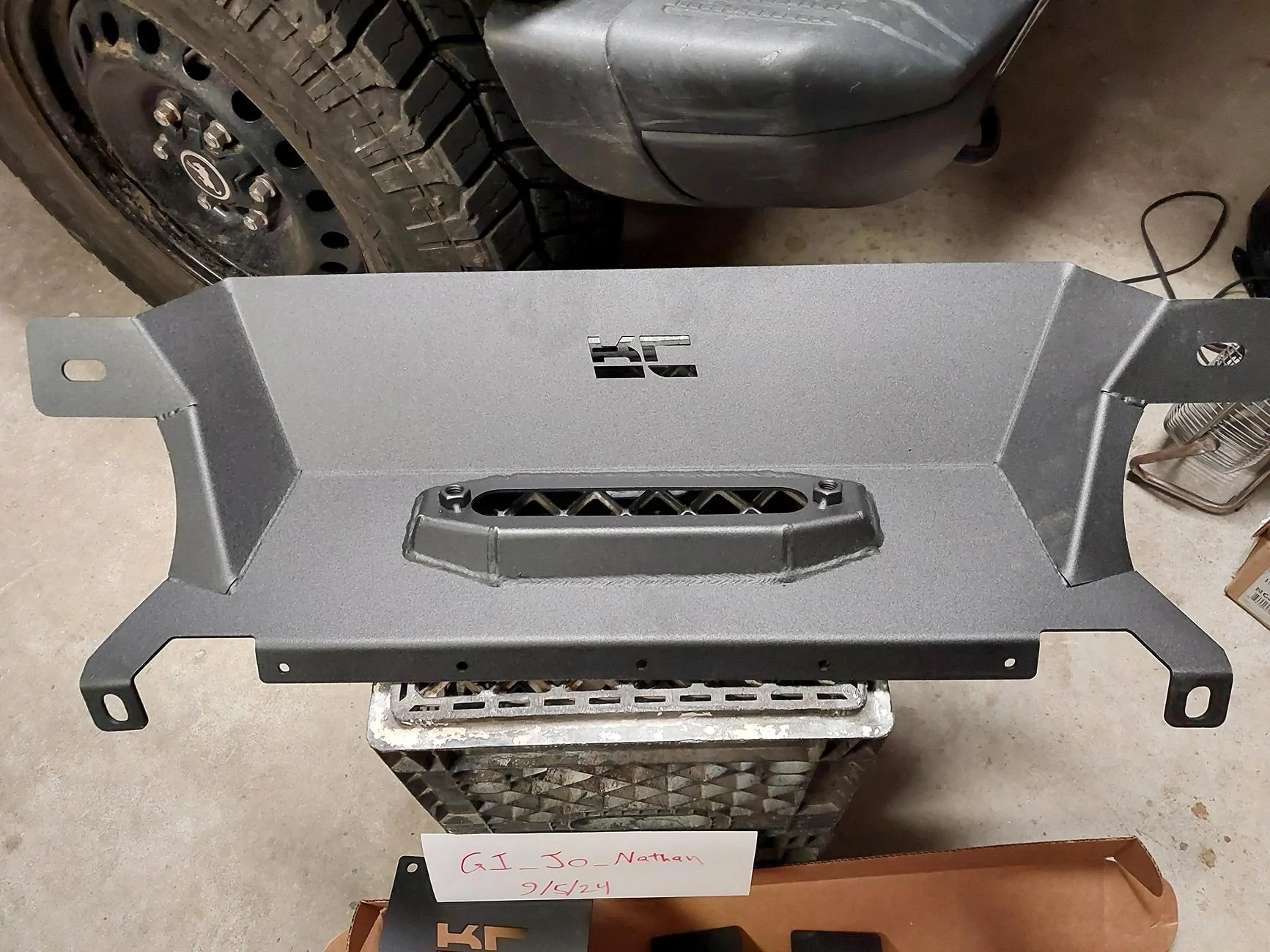 Ford Bronco $75 RC Hidden Winch Skid Plate only 20240905_185445