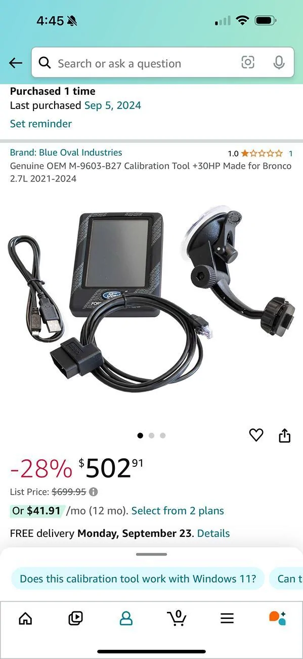 2.7L work with Ford Performance Calibration w/ ProCal 4 Calibration ...
