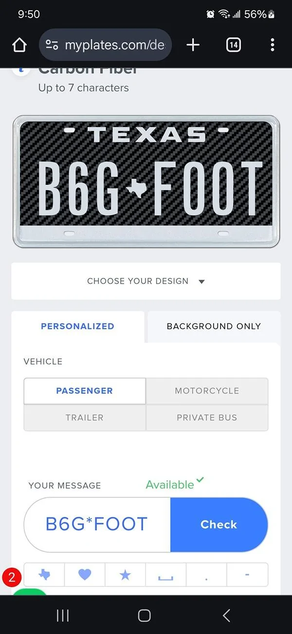 Ford Bronco Custom vanity license plate for Bronco? Screenshot_20240907_215059_Chrom