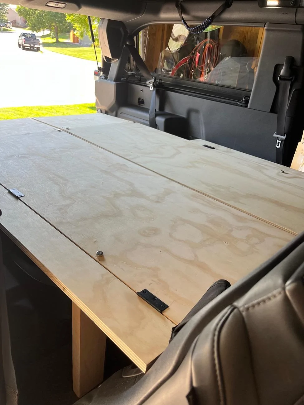 Ford Bronco Bed platform build for Car Camping in a 2-Door IMG_8714