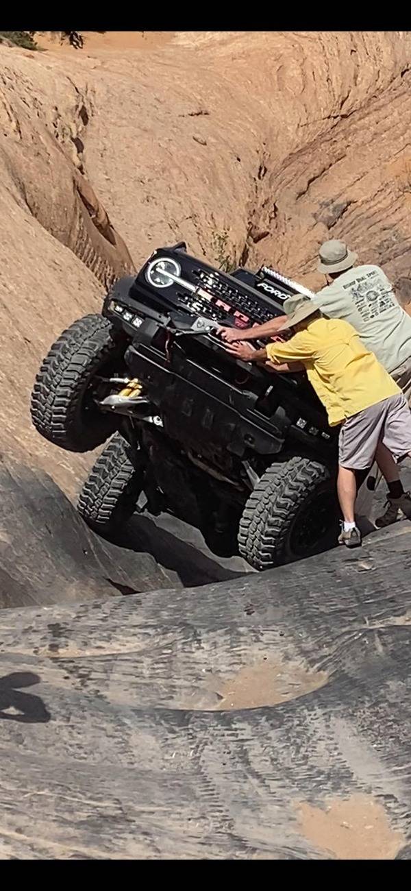 Ford Bronco Bronco owner loses his mind after getting hit on Hell's Gate @ Moab. Are we better than this? IMG_2729