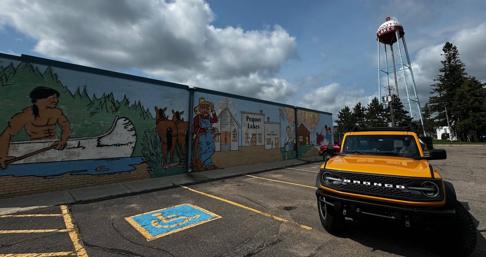 Ford Bronco Mural Monday! pequot lakes