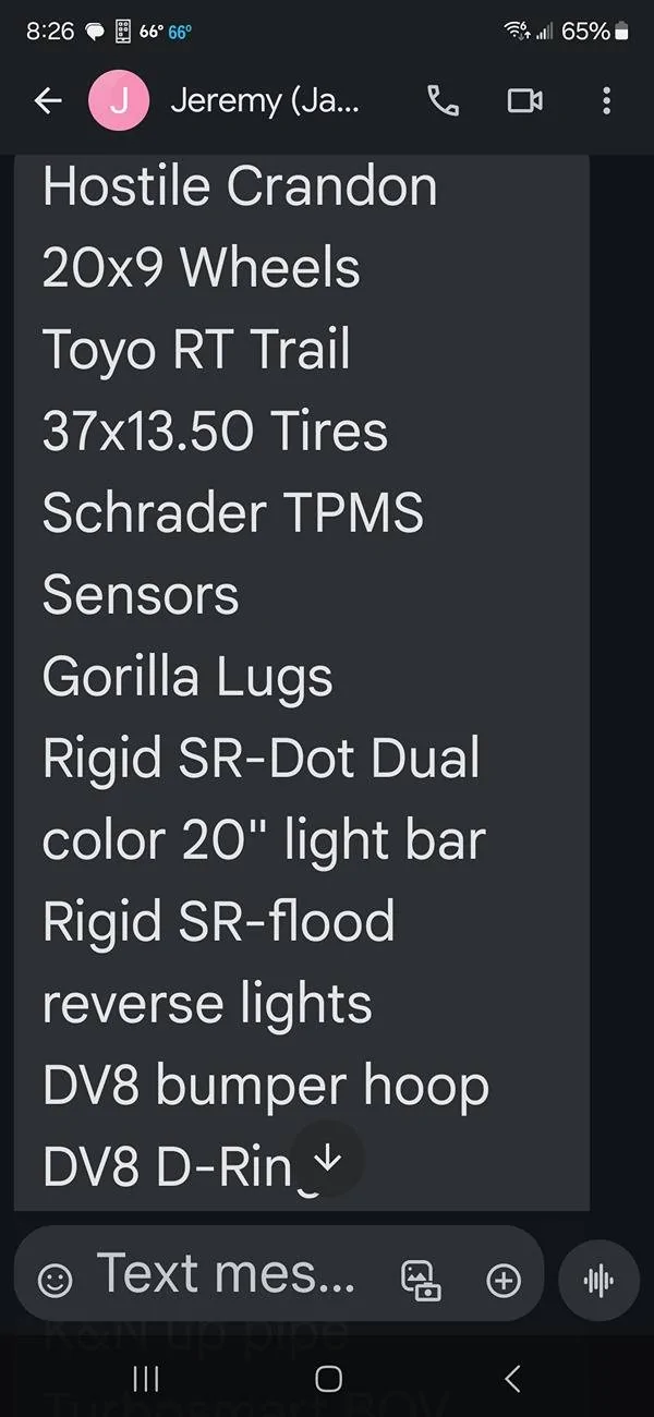 Ford Bronco Blacked Out Bronco Raptor Screenshot_20240909_202658_Messages