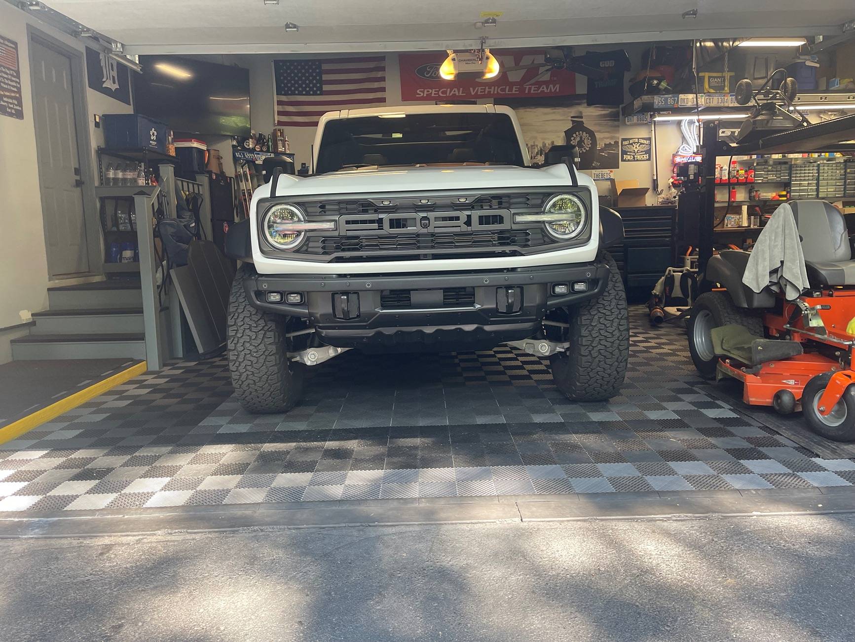 Ford Bronco Blacked out bash plate and bumper sections IMG_1776