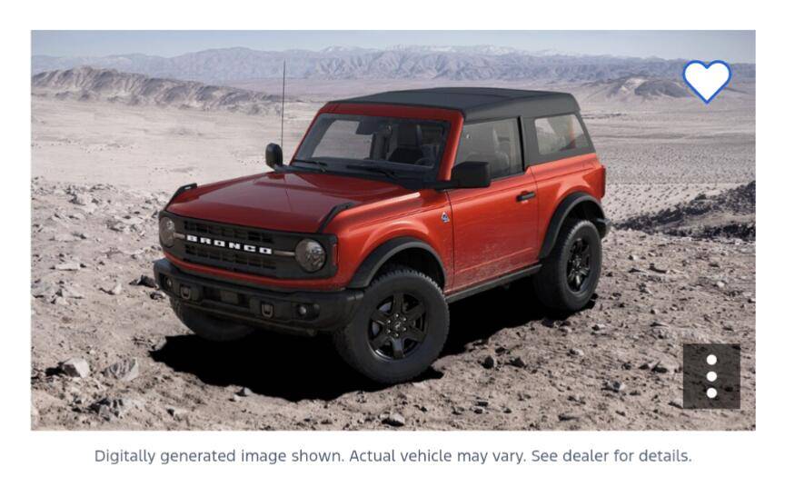 Ford Bronco Picture Request:  2 DR Base with stock wheels and soft top Screenshot_20240910-072608