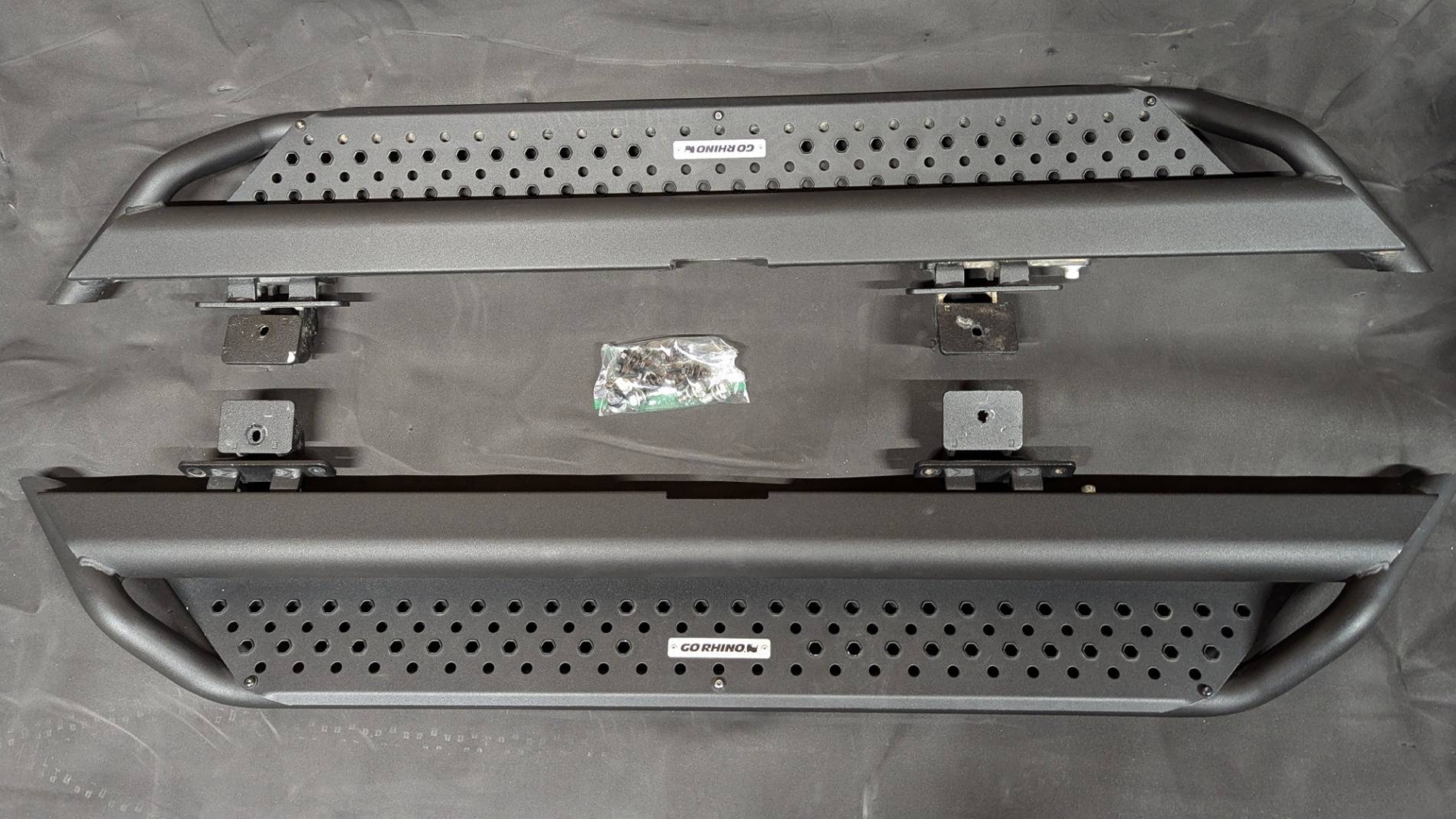 Ford Bronco (2 Door) Go Rhino Dominator Xtreme D1 Side Steps With Mounting Bracket Kit $200 1725991349419-jx