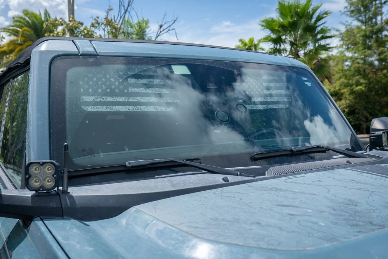 Ford Bronco Freedom Series Sun Visor Covers DSC09077