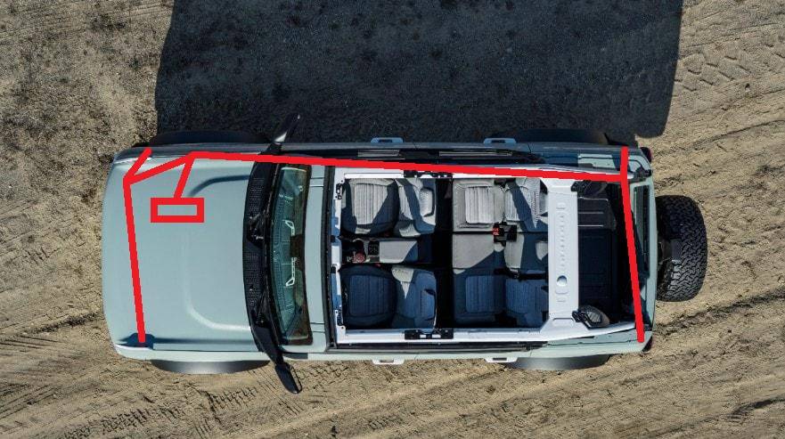 Ford Bronco 4 way hoses are old news... built a permanent on-board air hose 2021-Ford-Bronco-Ford-4