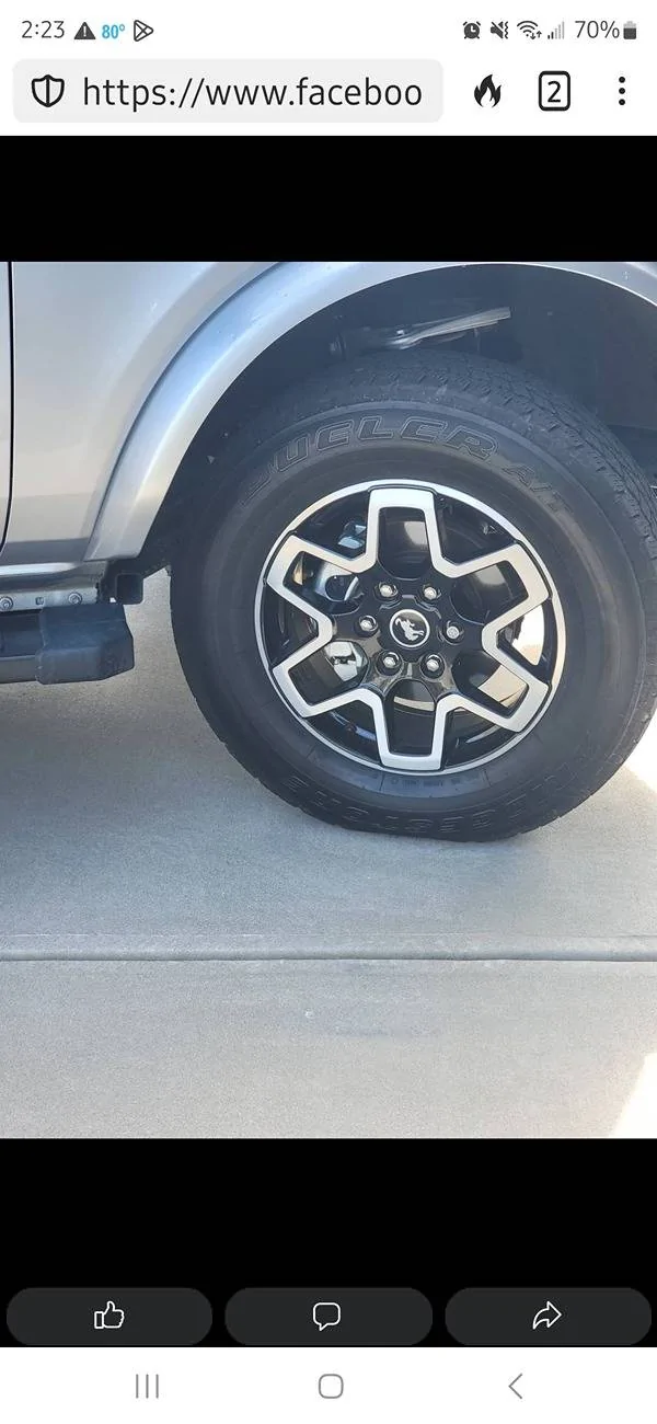 Ford Bronco Ranger rims on a Bronco? 1000001437