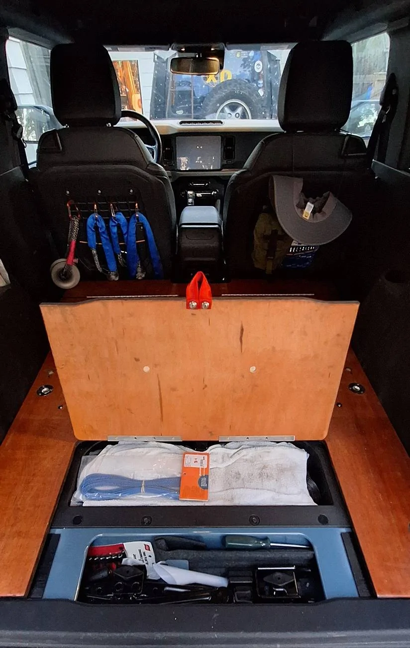 Ford Bronco My version of rear seat delete for 2 door 20240914_184935