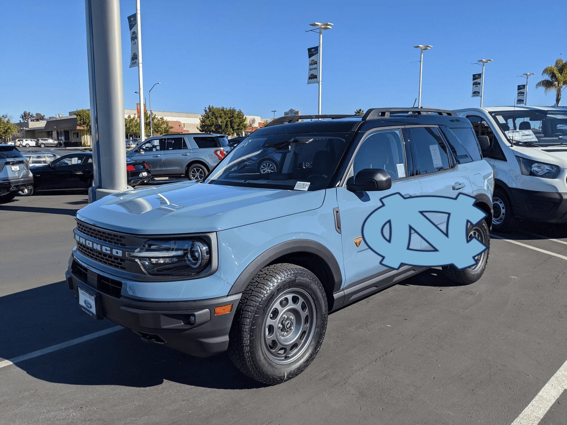 Ford Bronco Area 51 paint issue!! UNC Tarheel Blue 