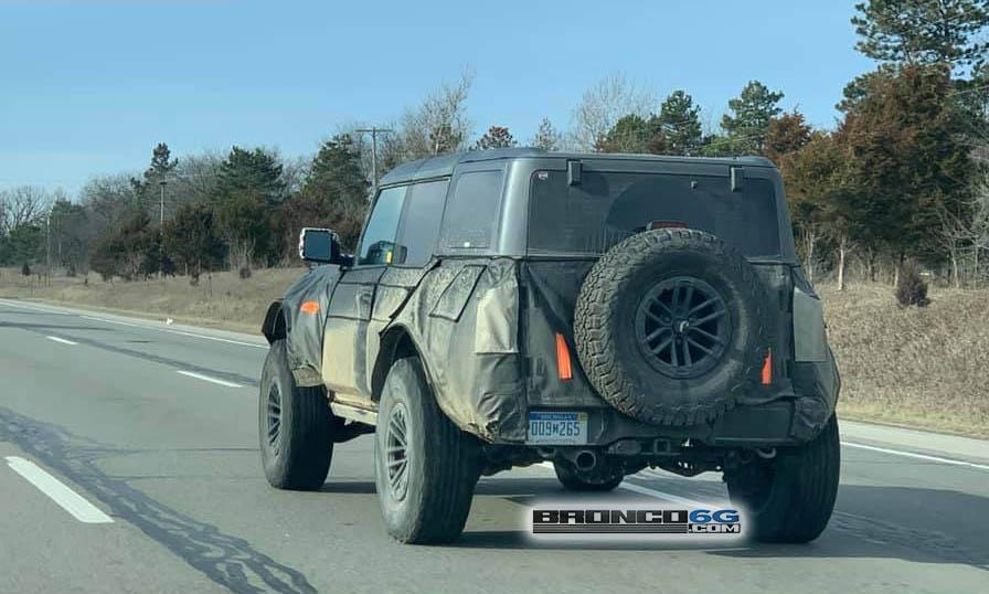 Ford Bronco Bronco Warthog in Michigan Sighting Ford Bronco Warthog 1
