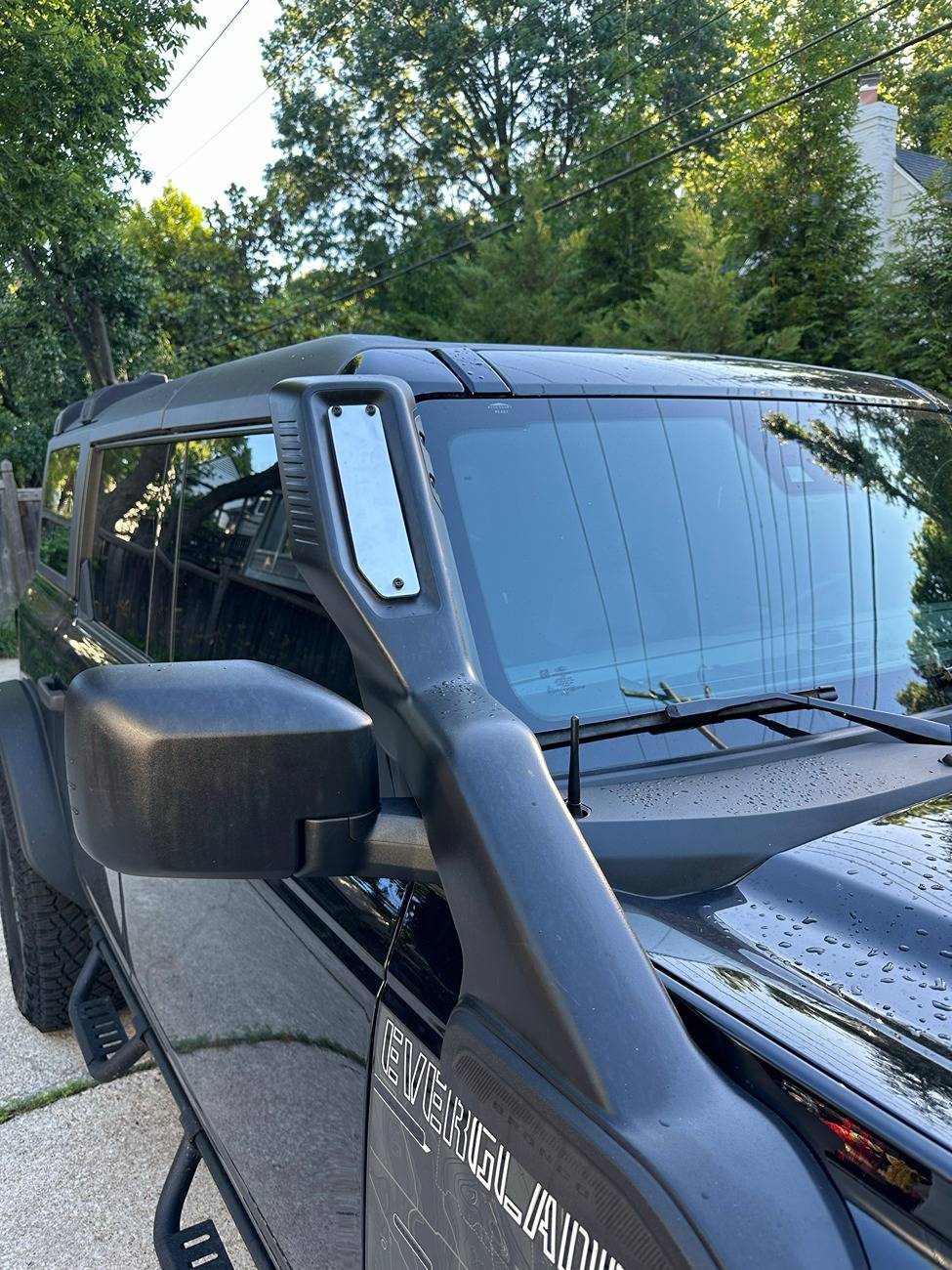Ford Bronco Look what I put together: Custom Snorkel Cover IMG_4779