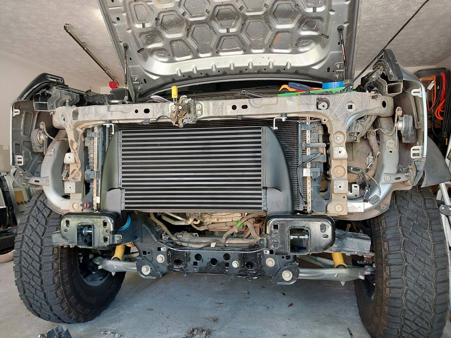 Ford Bronco Wagner Tuning High-Mount Intercooler Installed 1000011067