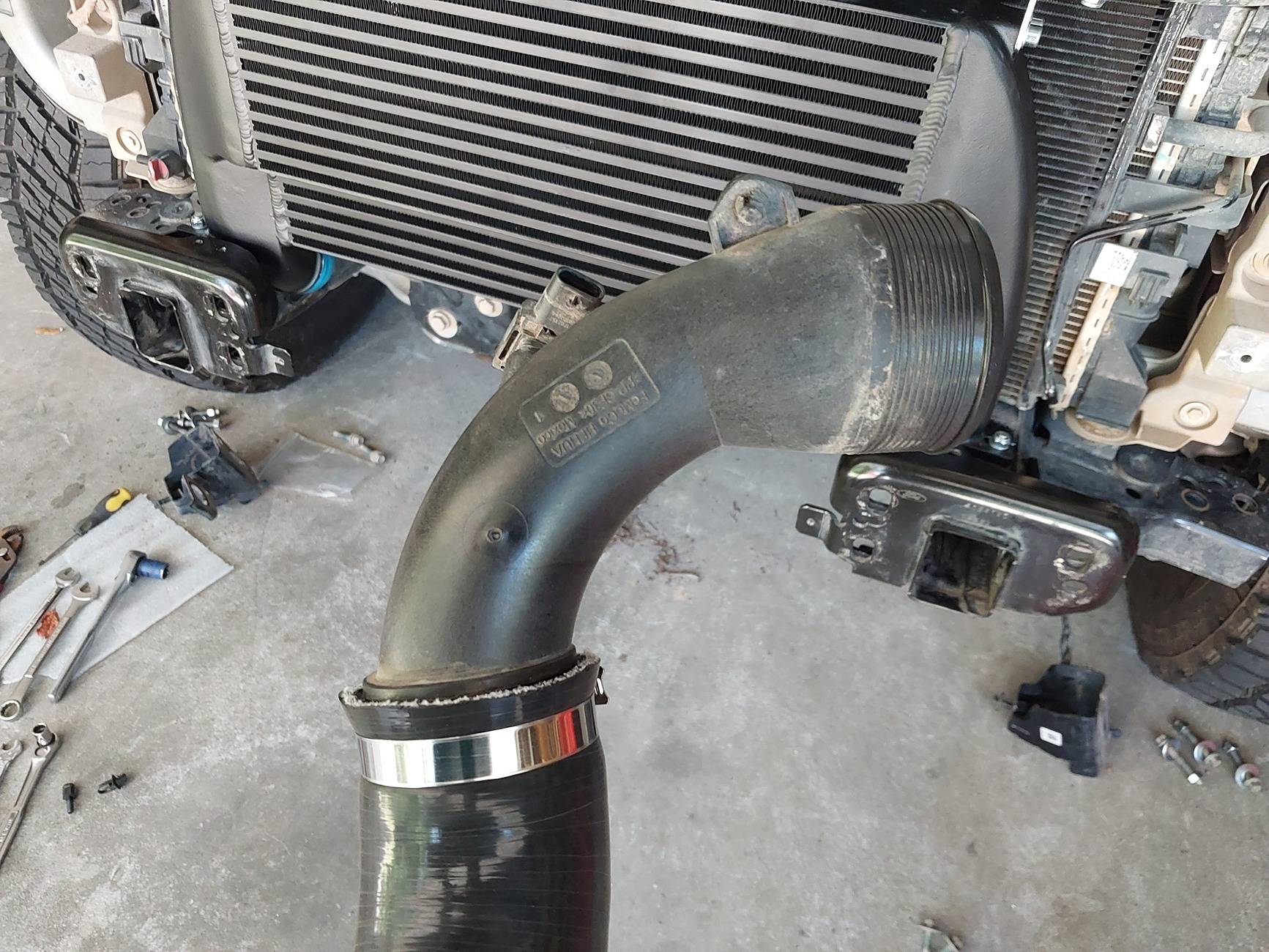 Ford Bronco Wagner Tuning High-Mount Intercooler Installed 1000011070
