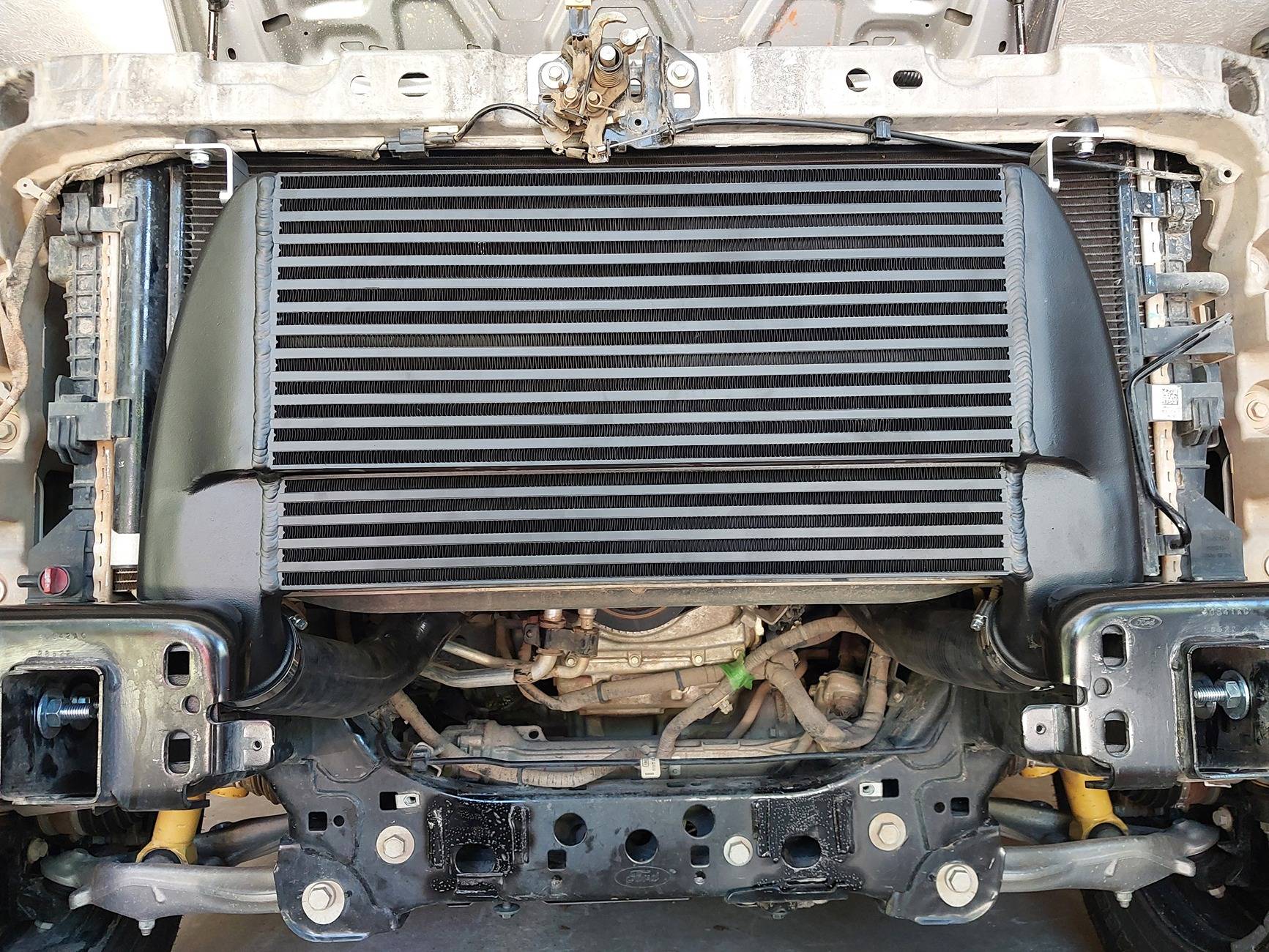 Ford Bronco Wagner Tuning High-Mount Intercooler Installed 1000011080
