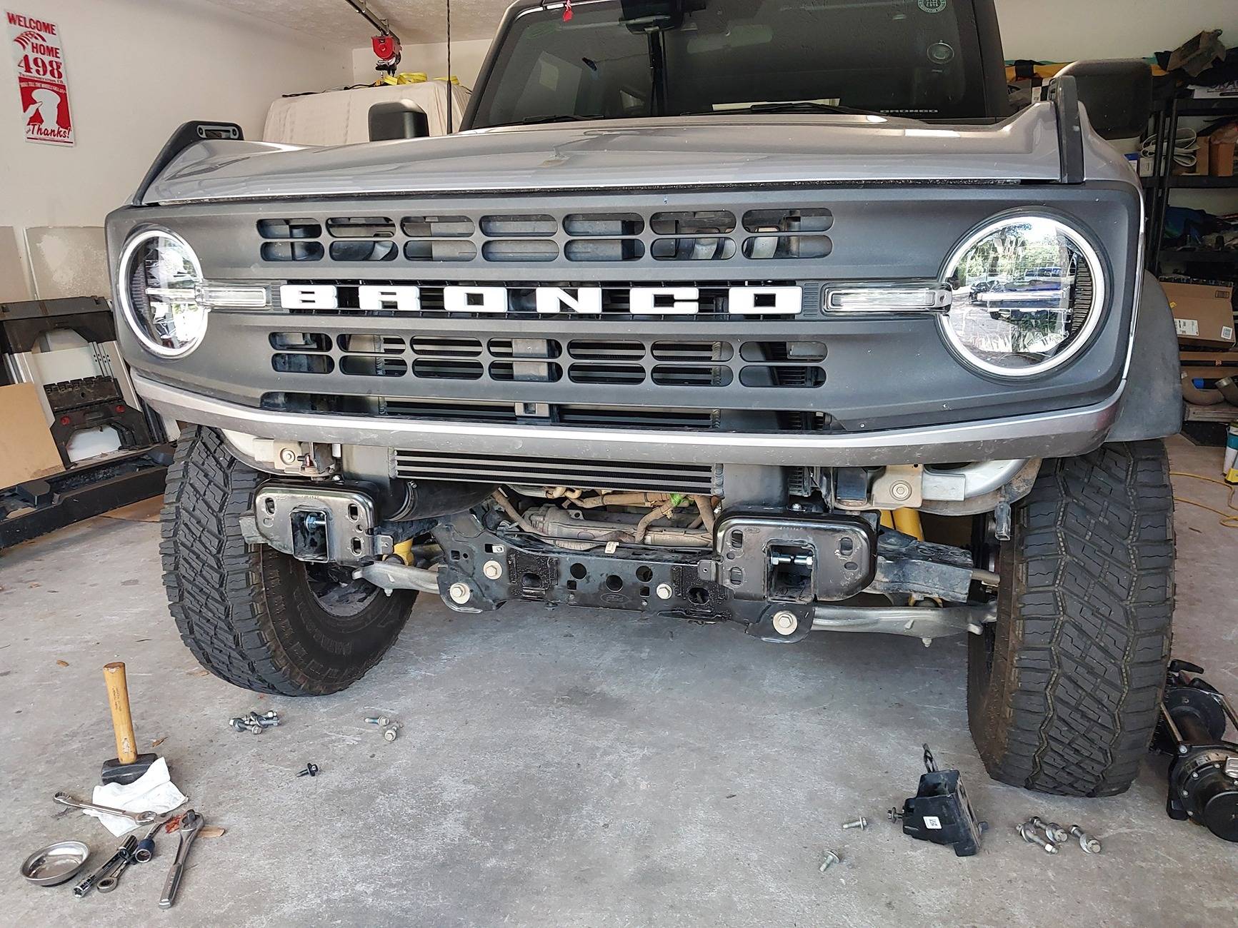 Ford Bronco Wagner Tuning High-Mount Intercooler Installed 1000011082