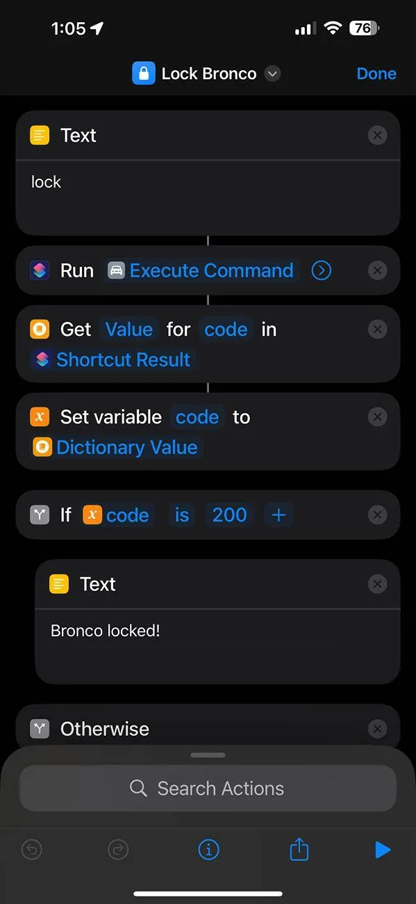 Ford Bronco How to use Siri Shortcuts for Start / Stop / Unlock / Lock & More Commands IMG_0242