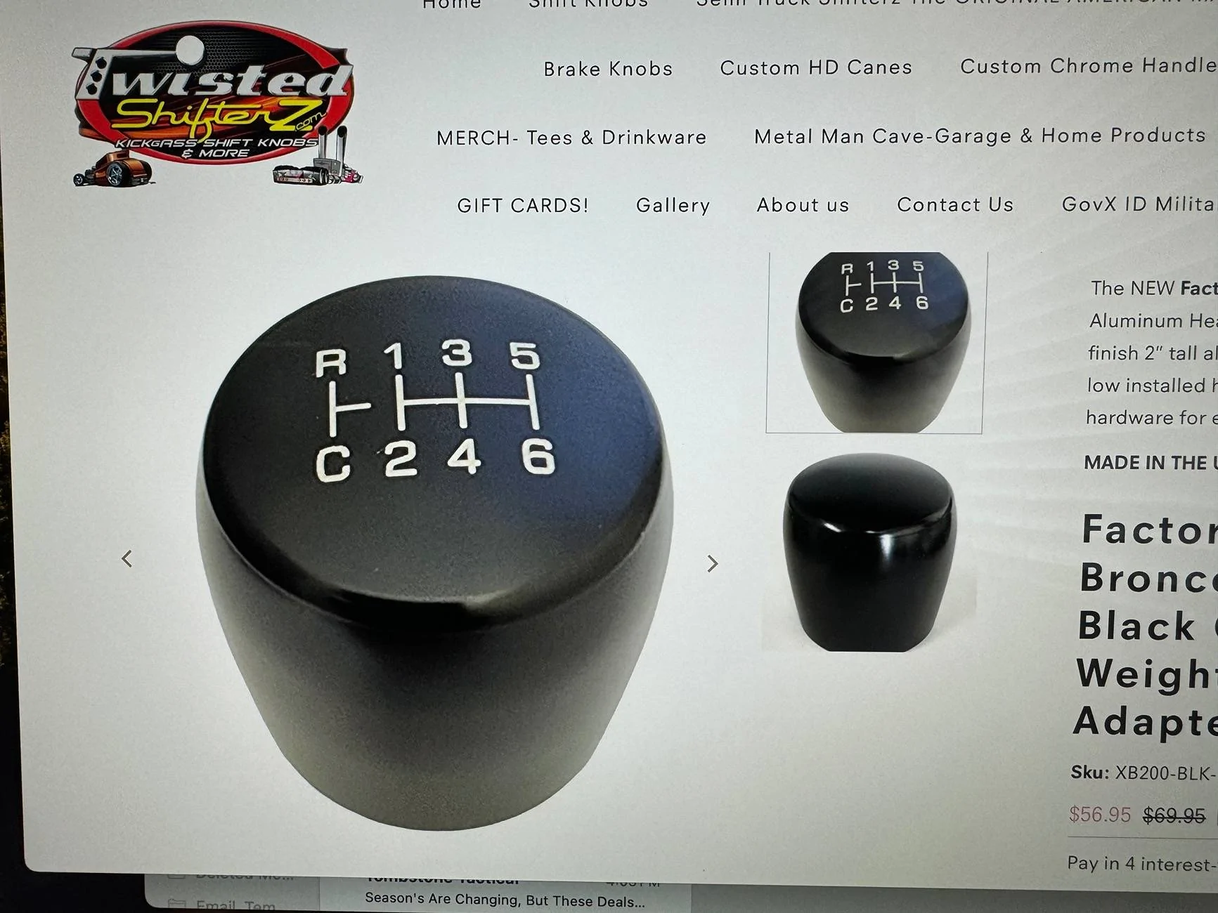 Ford Bronco AR | GEAR JAMMER - Bronco 7 Speed Shift Knob IMG_9889 2